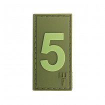 Pitchfork Number 5 Patch - Olive