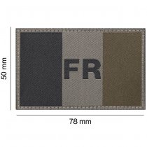 Clawgear France Flag Patch - RAL 7013