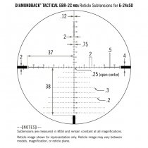 Vortex Optics Diamondback Tactical 6-24x50 FFP Riflescope EBR-2C MOA