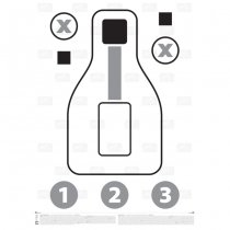 Helikon-Tex PXQT - Pistol Excercise/Qualification Target 100pcs Set