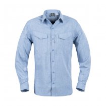 Helikon-Tex Defender Mk2 Gentleman Shirt - Melange Light-Blue - XS