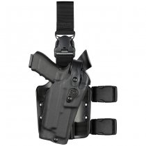 Safariland 6305RDS ALS/SLS Tactical Holster Quick-Relase Leg Strap Cordura Finish Glock 34 RedDot & TacLight - Multicam - Right