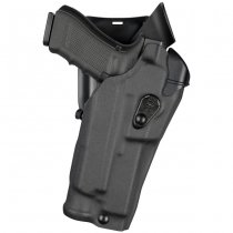 Safariland 6395RDS ALS Low-Ride Hardshell STX Cordura Finish Holster Glock 17 RedDot & TacLight - Black - Left