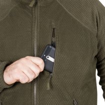 Helikon-Tex Alpha Tactical Grid Fleece Jacket - Navy Blue - XL