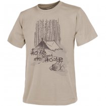 Helikon-Tex T-Shirt Home Sweet Home - Khaki - 3XL