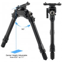 Leapers Pro TBNR M-LOK Bipod 8.5-11.0 Inch