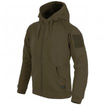 Helikon-Tex Urban Tactical Hoodie Lite FullZip - Green - XS