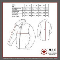 MFH BW Long Combat Jacket Mission / Exercise - Flecktarn - 3XL