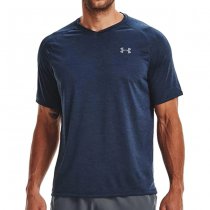 Under Armour Tech V-Neck Short Sleeve - Blue - 2XL - Regular