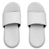 Under Armour Womens UA Ansa Fixed Slides - White - 11