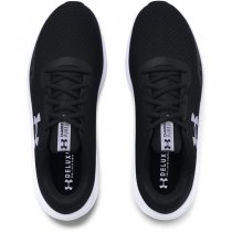 Under Armour Womens UA Charged Pursuit 3 Running Shoes - Black / White - 12