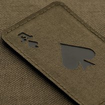 M-Tac Ace of Spades Laser Cut Patch - Ranger Green