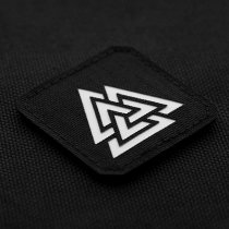M-Tac Valknut Laser Cut Square Patch - Black/GID