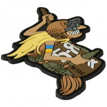 M-Tac Baba-Yaga Vertical Rubber Patch - Colored