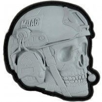 M-Tac Operator 3D Rubber Patch - Grey