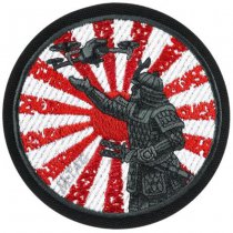 M-Tac The Way of The Samurai Rubber Patch - Red / Black