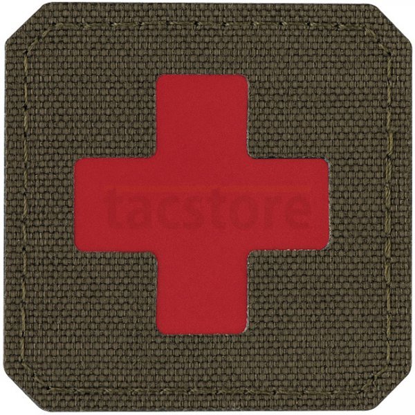M-Tac Medic Cross Laser Cut Patch - Ranger Green / Red