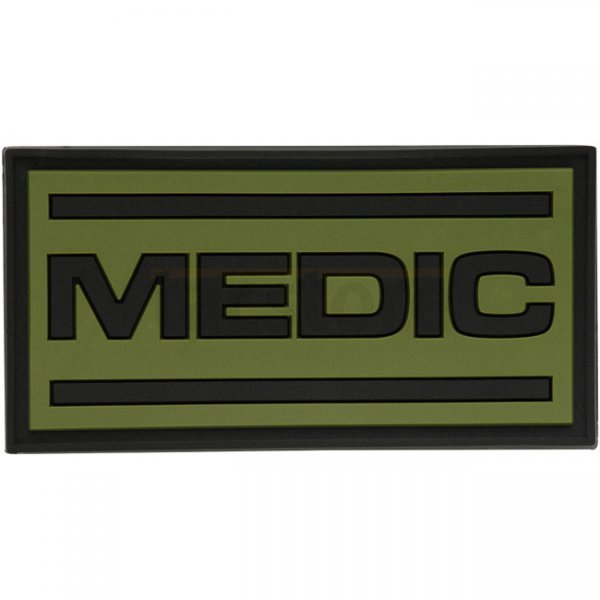 M-Tac Medic Rubber Patch - Olive / Black