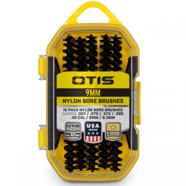 Otis Bronze Bore Brushes 9mm/cal .38 10 Pack