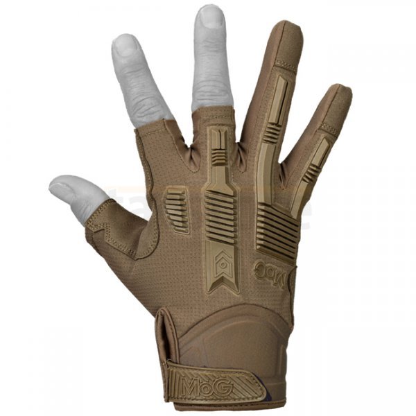 MoG Target High Abrasion Ergoshield Trivium Glove - Coyote Brown - S