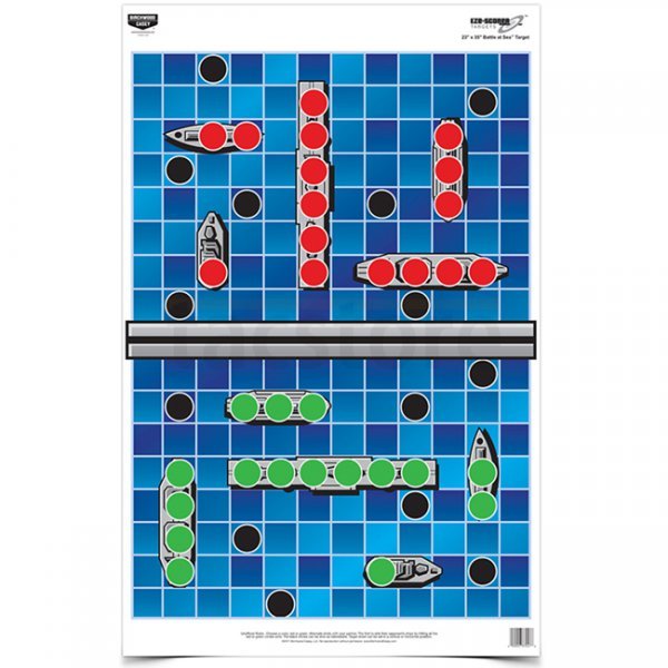 Birchwood Casey Eze-Scorer 23 x 35 Battle at Sea Target 5 Pack