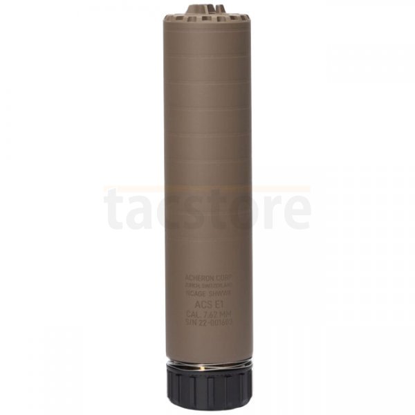 Acheron ACS E1 HexaLug Suppressor 7.62mm - Dark Earth