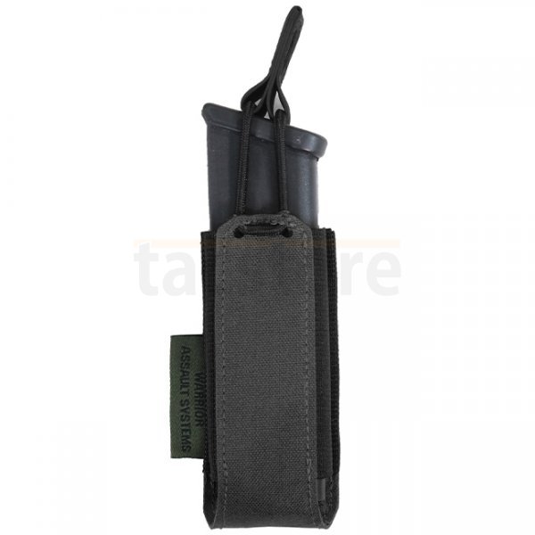 Warrior Laser Cut Single Bungee Pistol Magazine Pouch - Black