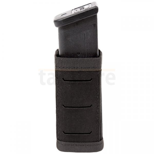 Warrior Laser Cut Single Snap Mag Pouch 9mm - Black