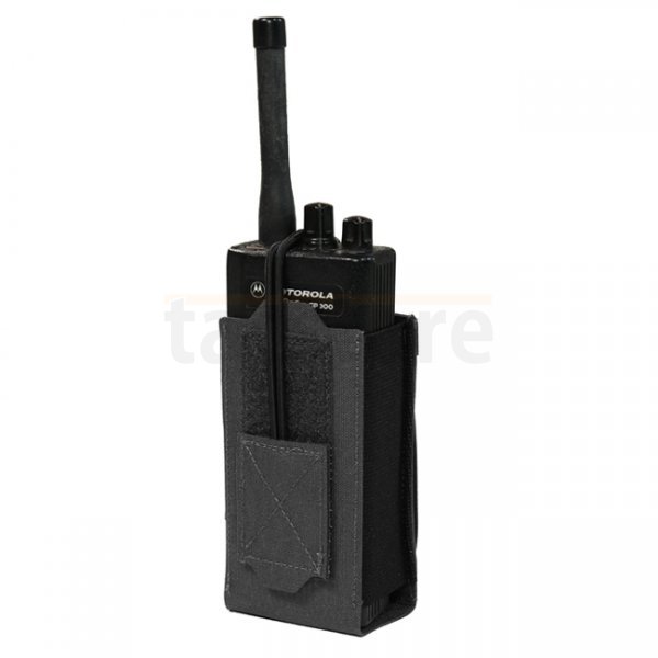 Warrior Laser Cut Adjustable Radio Pouch - Black