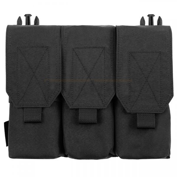 Warrior Detachable Triple Covered M4 Pouch - Black