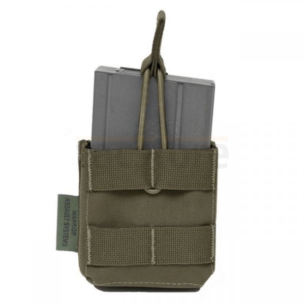 Warrior Single SCAR H / M14 / SR25 Open Magazine Pouch - Ranger Green