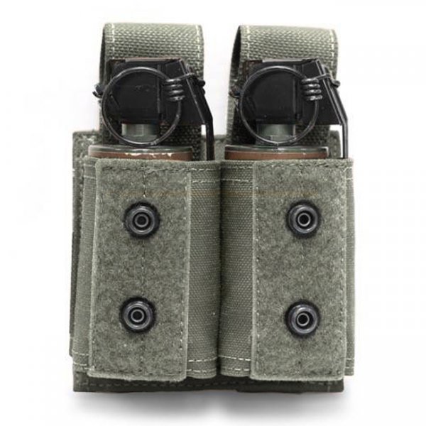 Warrior Double 40mm Grenade Pouch - Ranger Green
