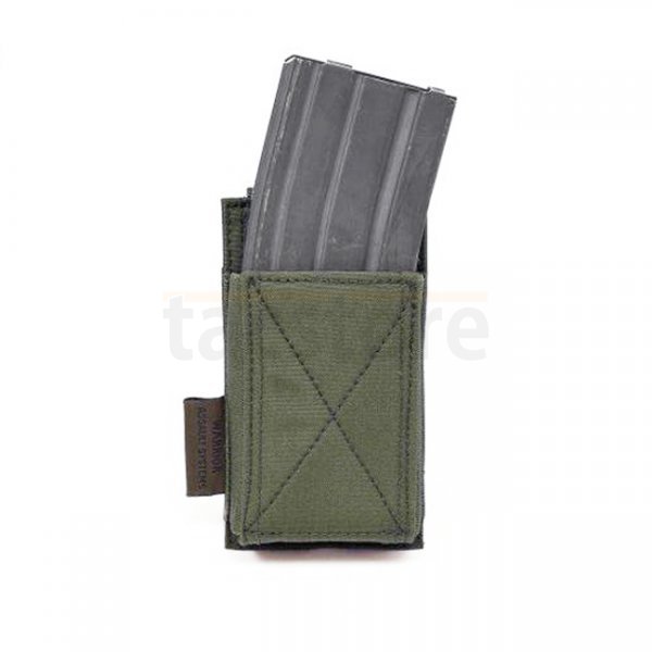 Warrior Single Elastic Magazine Pouch - Ranger Green