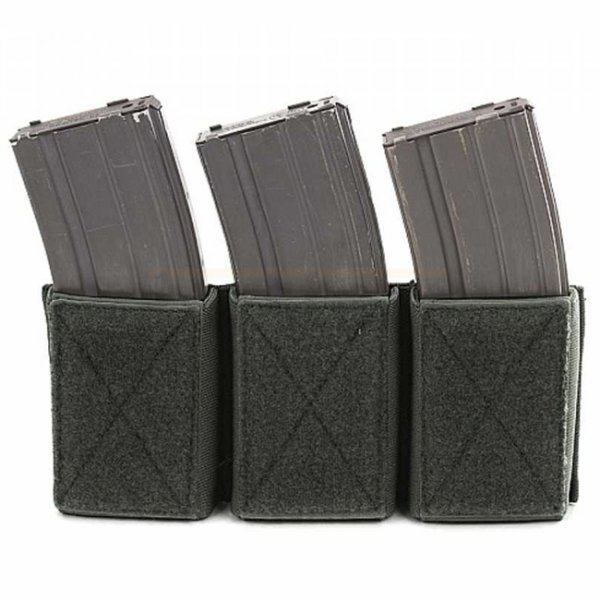 Warrior Covert Plate Carrier Velcro Magazine Pouch - Ranger Green