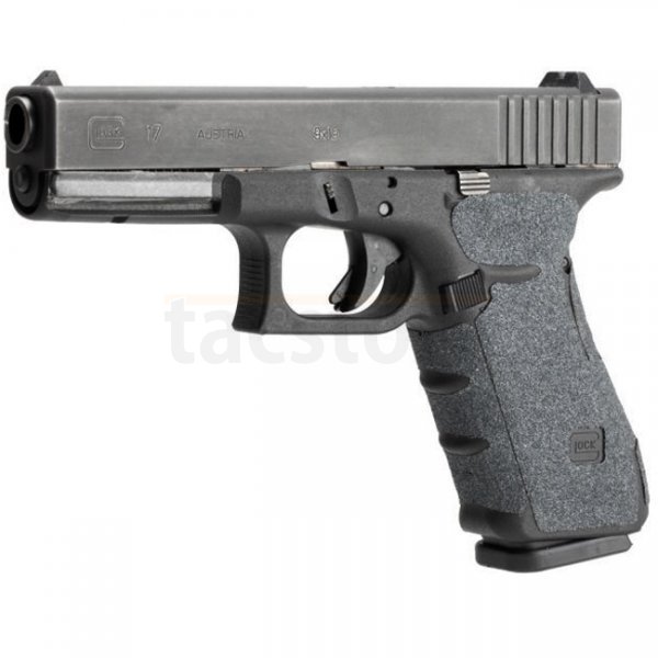 Hogue Glock 17 / 17 MOS / 19X / 34 / 34 MOS / 45 / 45 MOS Gen 5 Wrapter Adhesive Grip Heavy Grit - Black