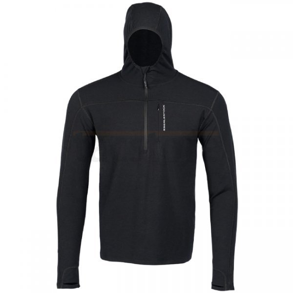 Eberlestock Lochsa 1/4 Zip Merino Hoody - Black - M
