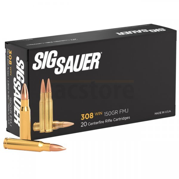 Sig Sauer .308 Win 150gr Elite Ball FMJ 20rds