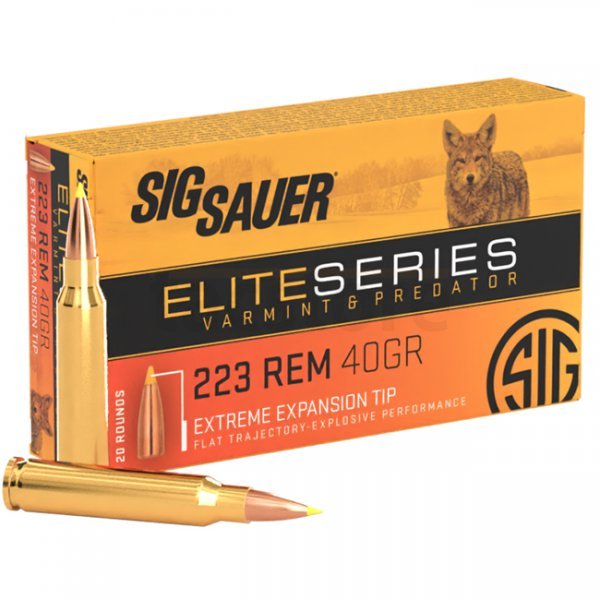 Sig Sauer .223 Rem 40gr Varmint & Predator 20rds
