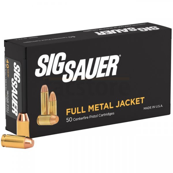 Sig Sauer .40 S&W 180gr Elite Ball FMJ 50rds