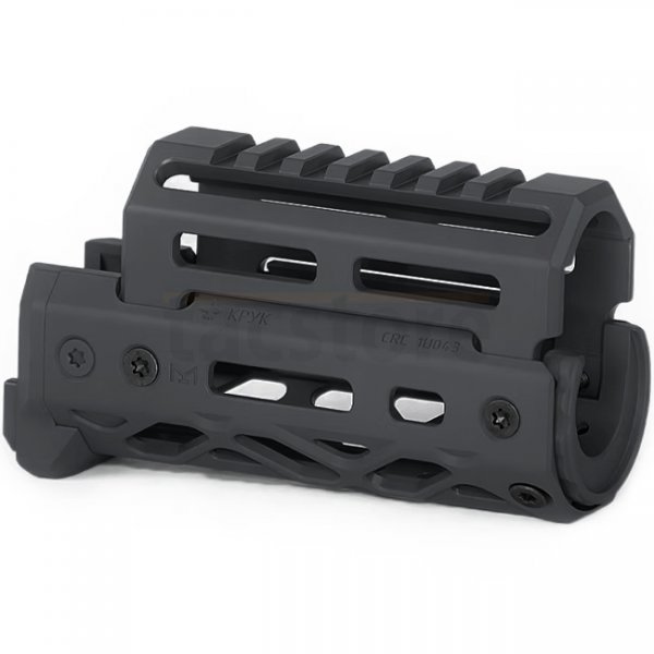 KRUK Short AKS-74U Handguard M-LOK & Short Top Cover - Black