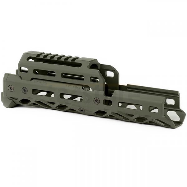 KRUK Long AKS-74U Handguard M-LOK & Short Top Cover - Olive