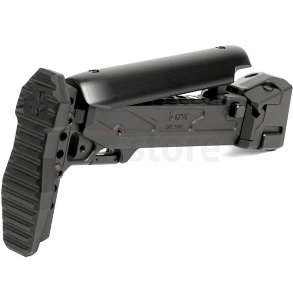 KRUK Universal Telescopic AK Stock & Left-Side Folding Adapter CRC 9037 - Black