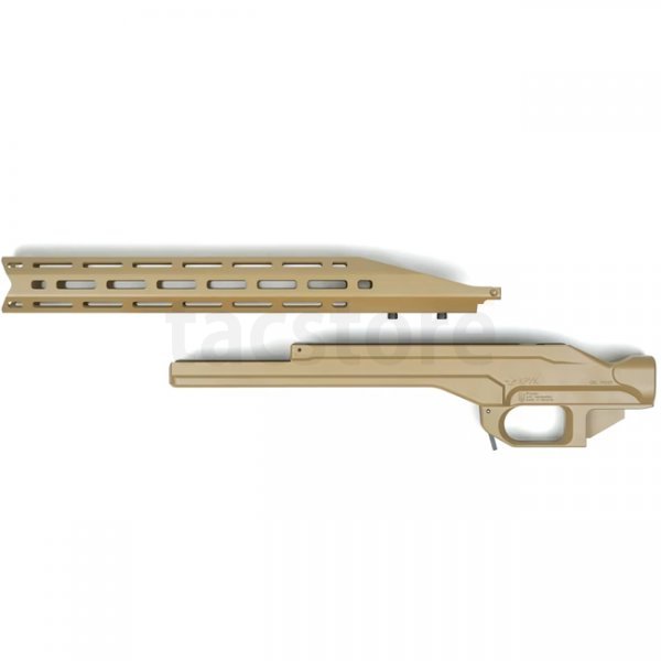KRUK Aluminum Chassis & Handguard Howa 1500 Short Action - Coyote
