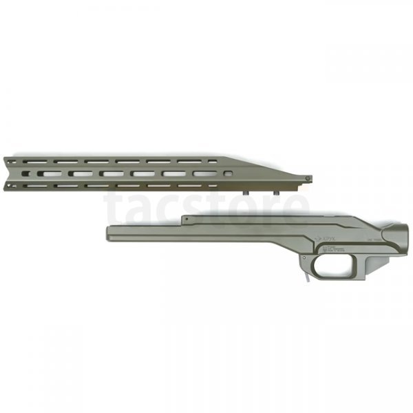 KRUK Aluminum Chassis & Handguard Howa 1500 Short Action - Olive