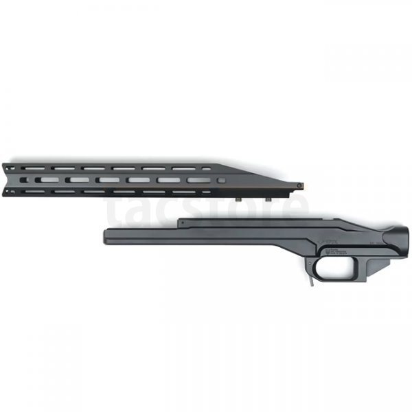 KRUK Aluminum Chassis & Handguard Remington Model 700 Long Action - Black