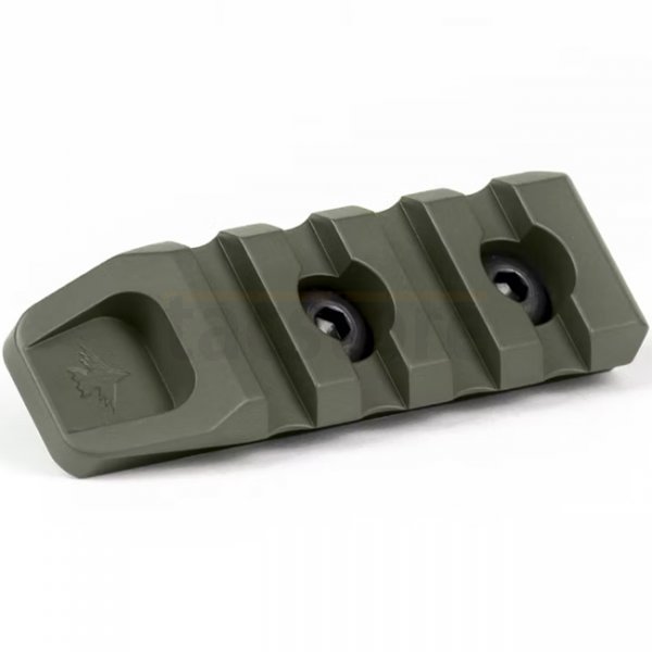 KRUK 4 Slots Picatinny Rail M-LOK - Olive