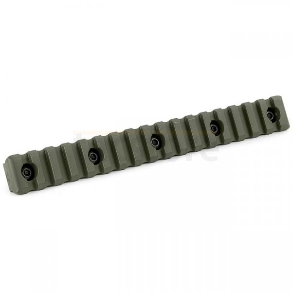 KRUK 17 Slots Picatinny Rail M-LOK - Olive