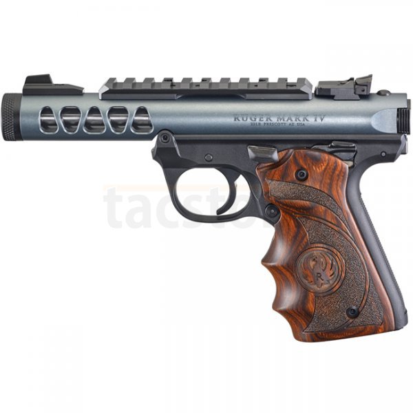 Ruger Mark IV 22/45 Lite .22 LR 4.40 Inch 10rds Target Laminate Grip - Grey