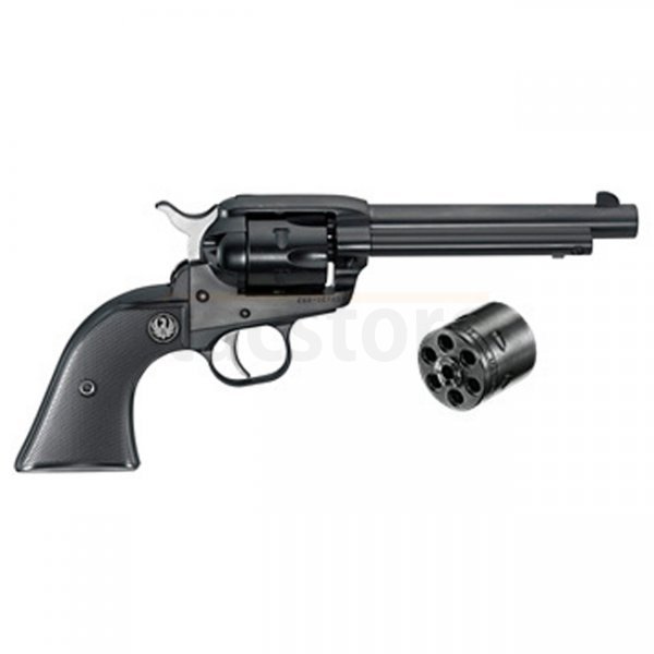 Ruger New Model Single-Six Revolver .22 LR / .22 WMR 5.50 Inch Convertible 6rds Integral Sight - Black