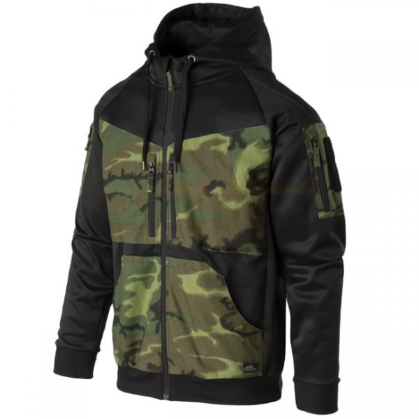 Helikon-Tex Rogue Tactical Hoodie FullZip - Black / ERDL - XL